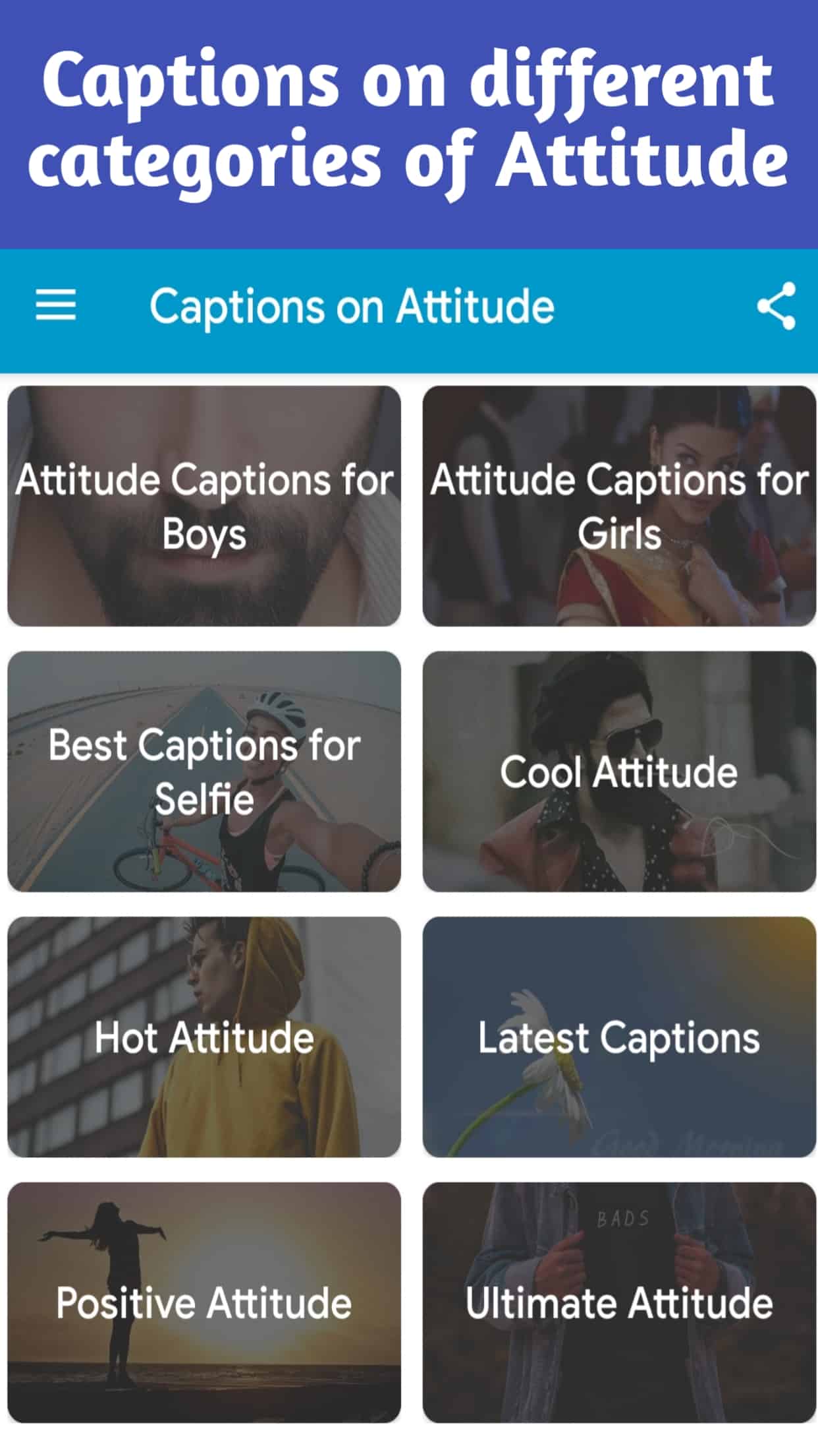 Best Captions on Attitude for Boys and Girls 2020