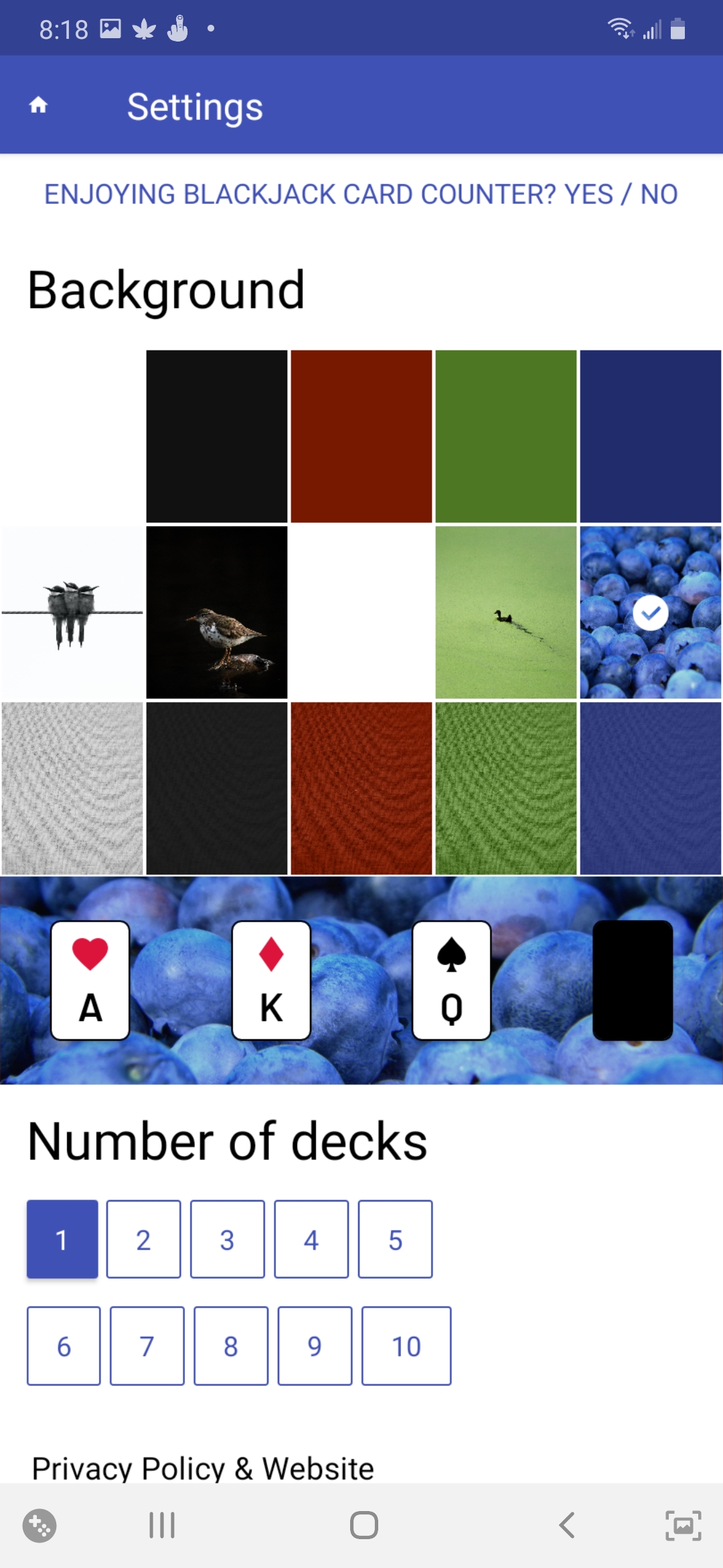Blackjack Card Counte‪r‬