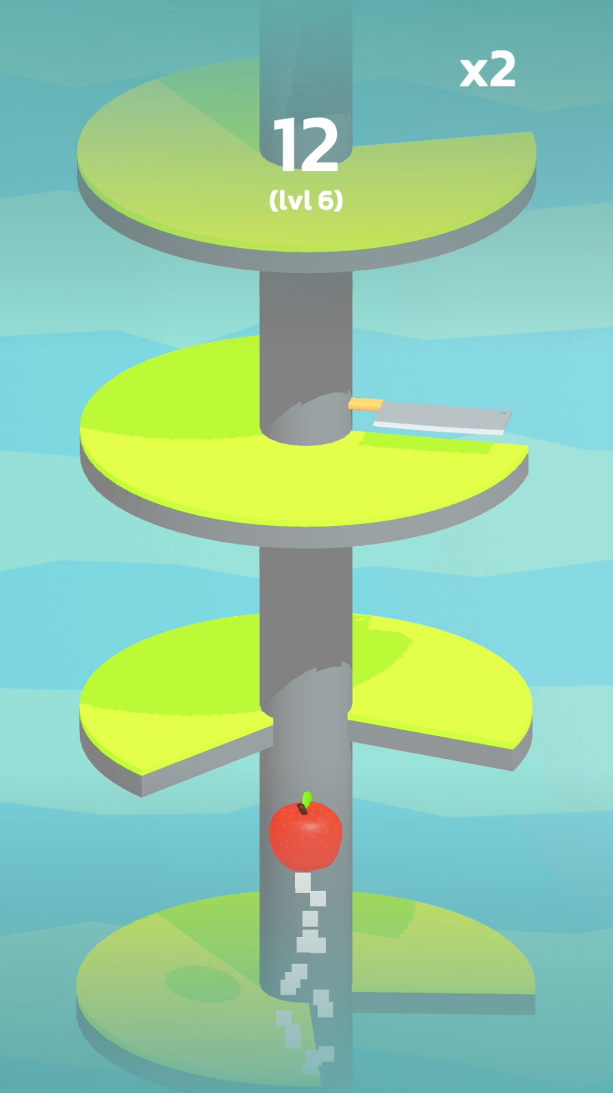 Rocket Fruit - Boost through platforms