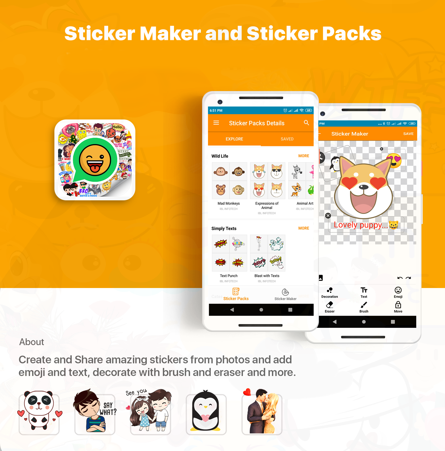 Stickers For Whatsapp Free WAStickerApps