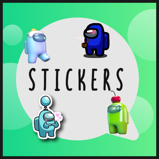 Among us skin stickers for Whatsapp Wastickerapps
