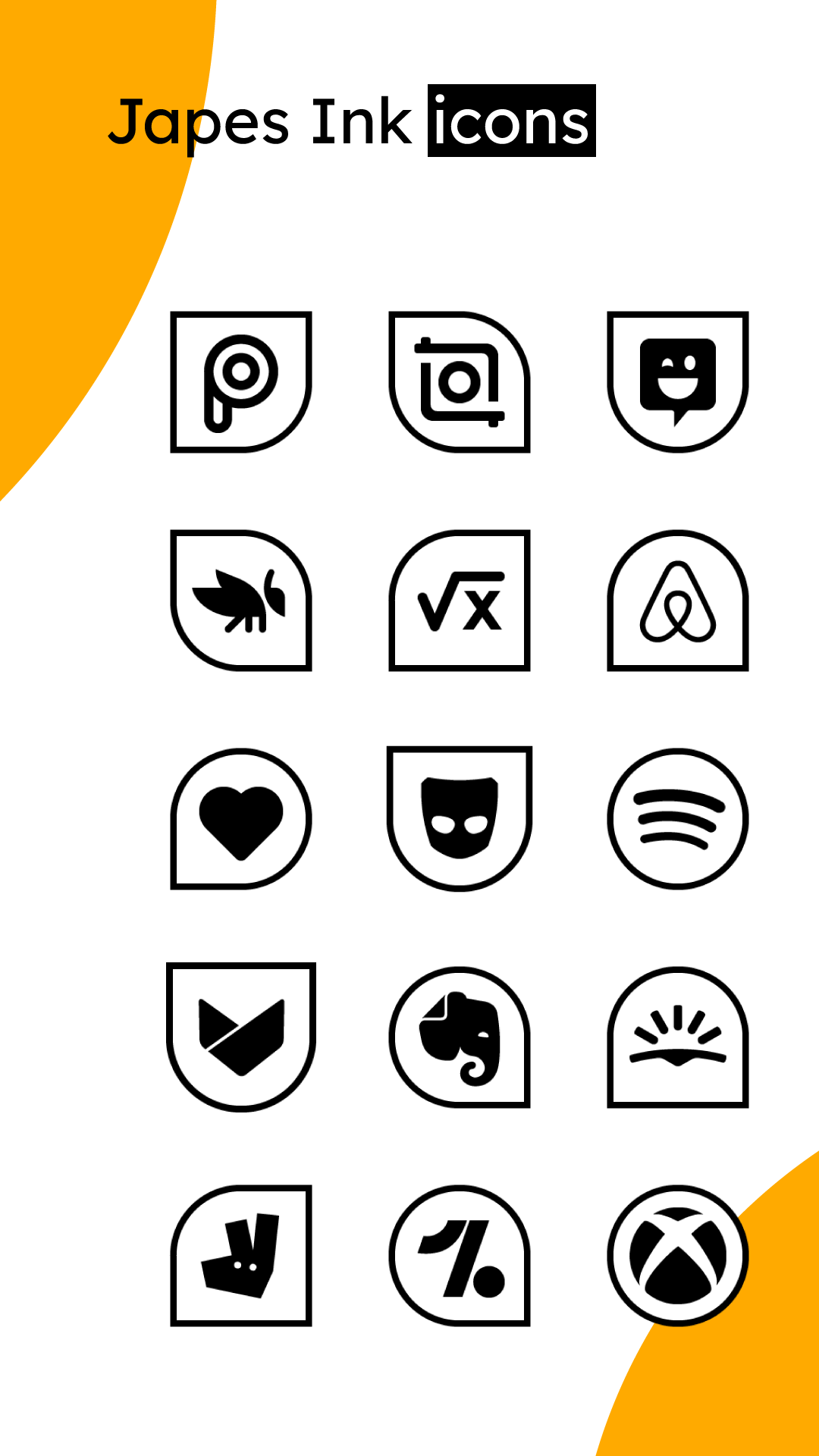 Japes Ink - HD icon pack