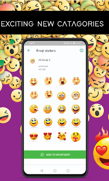 New Latest Emoji Sticker for Androd Apps