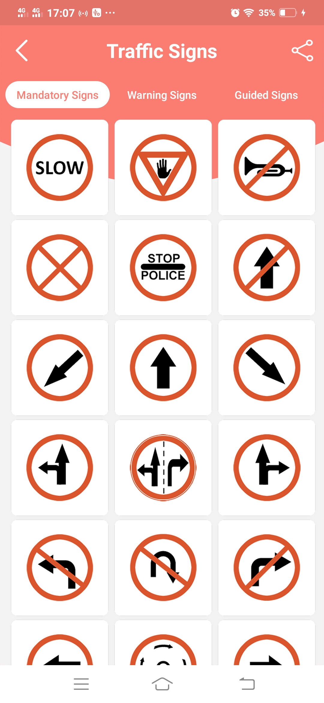 Road signs And Traffic Signs