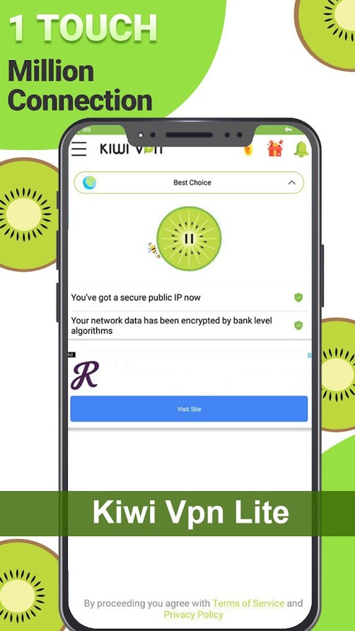Kiwi VPN Lite - VPN connection proxy changer app
