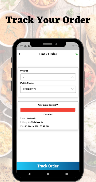 RailRecipe App | Order Food in Train