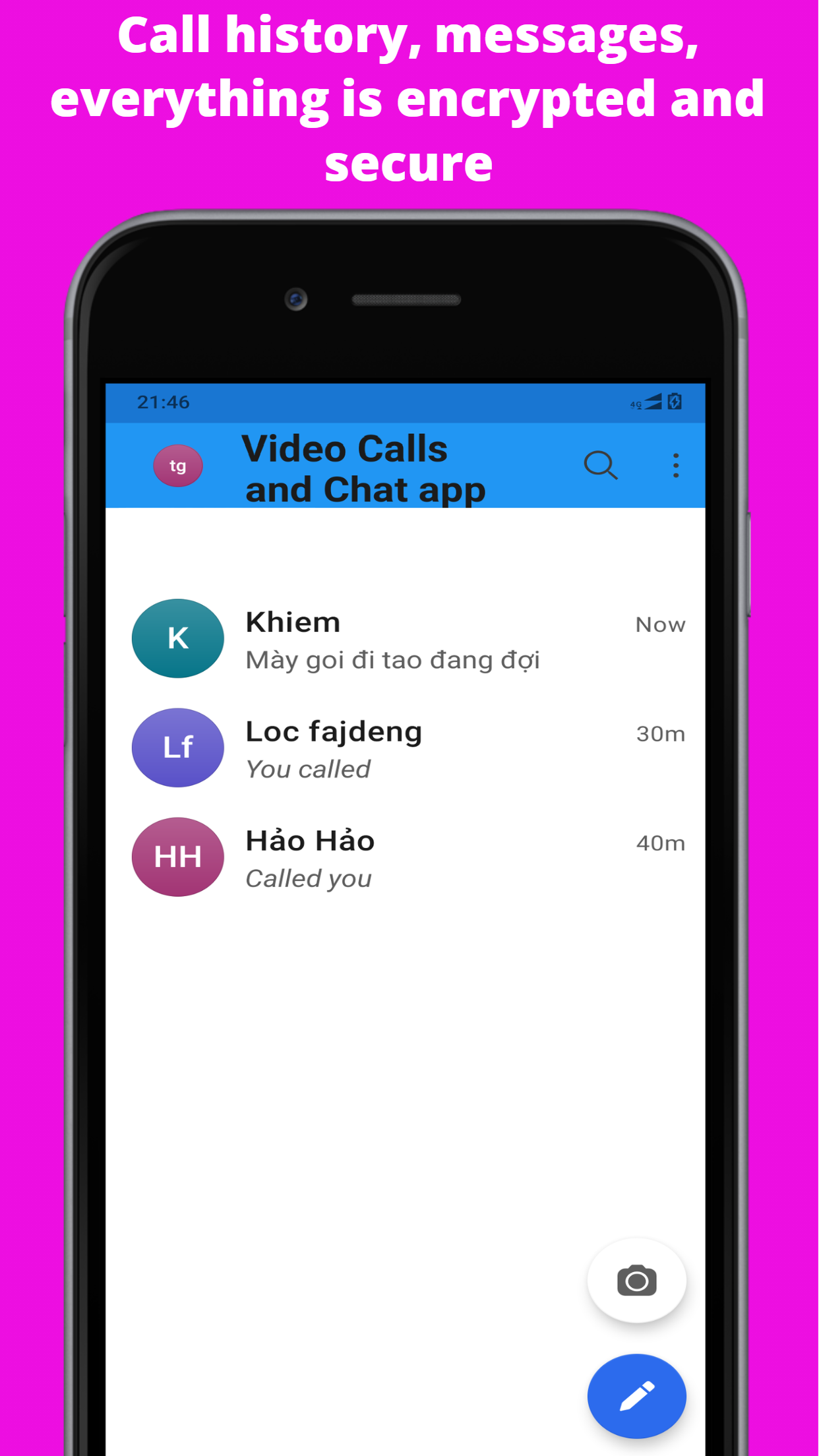 Free messaging voice and video calls