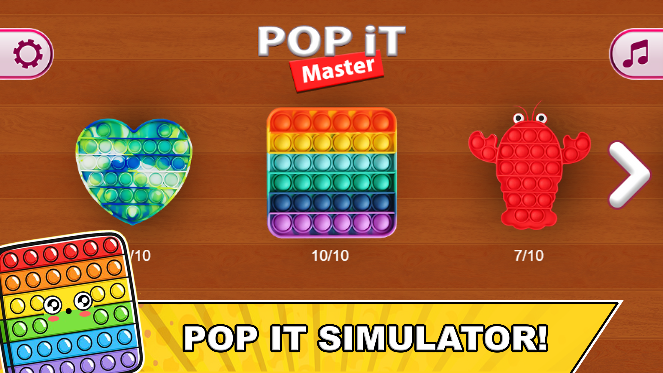 Pop it Master - antistress toys calm games