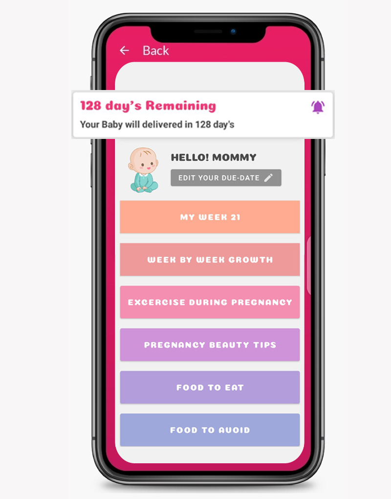 My Pregnancy App - Due Date Tracker - Week By Week