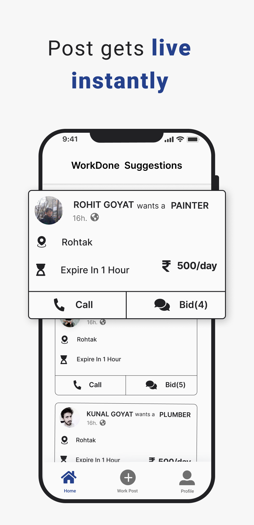 WorkDone - Get Local Worker