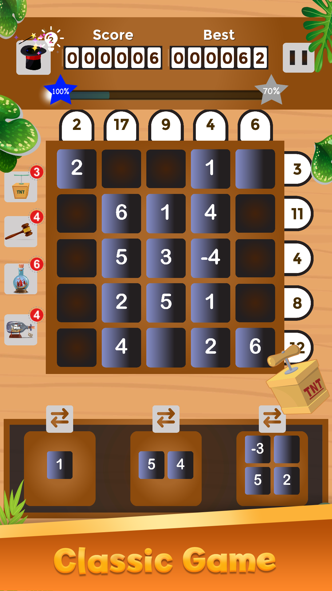 Math Games - 10X Puzzle