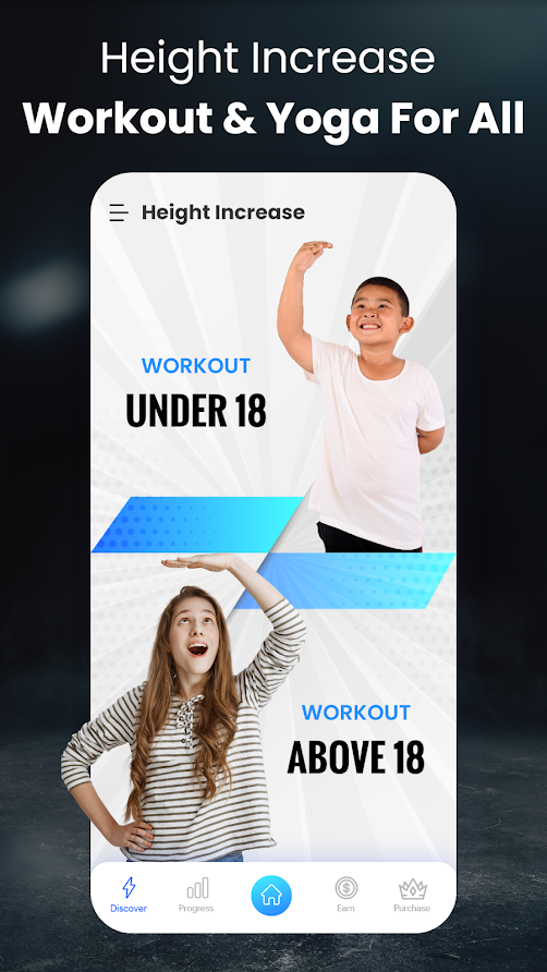 Height Increase Workout App