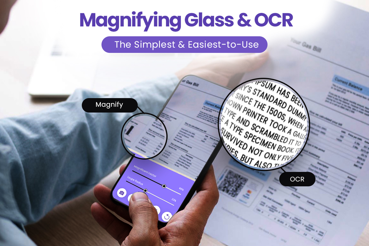 Magnifying Glass:OCR & Light