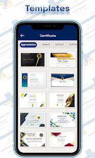 Certificate Maker: Create Certificate Design, Edit