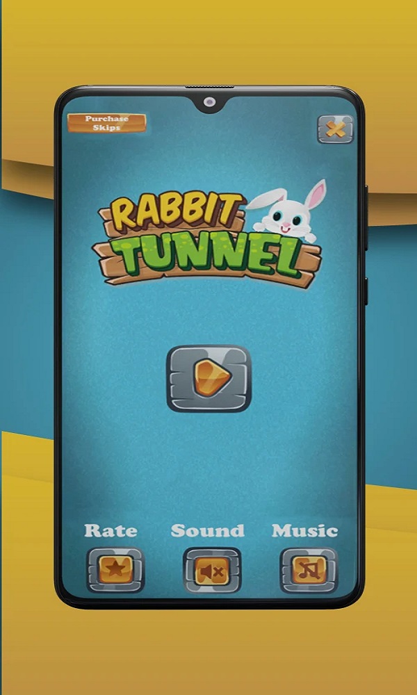 Rabbit Tunnel - Path Puzzle game