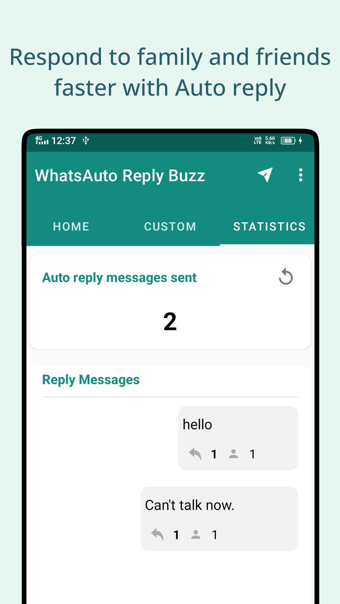 WhatsAuto Reply Buzz