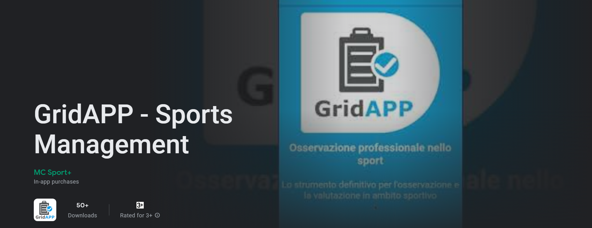 GridAPP - Sports Management