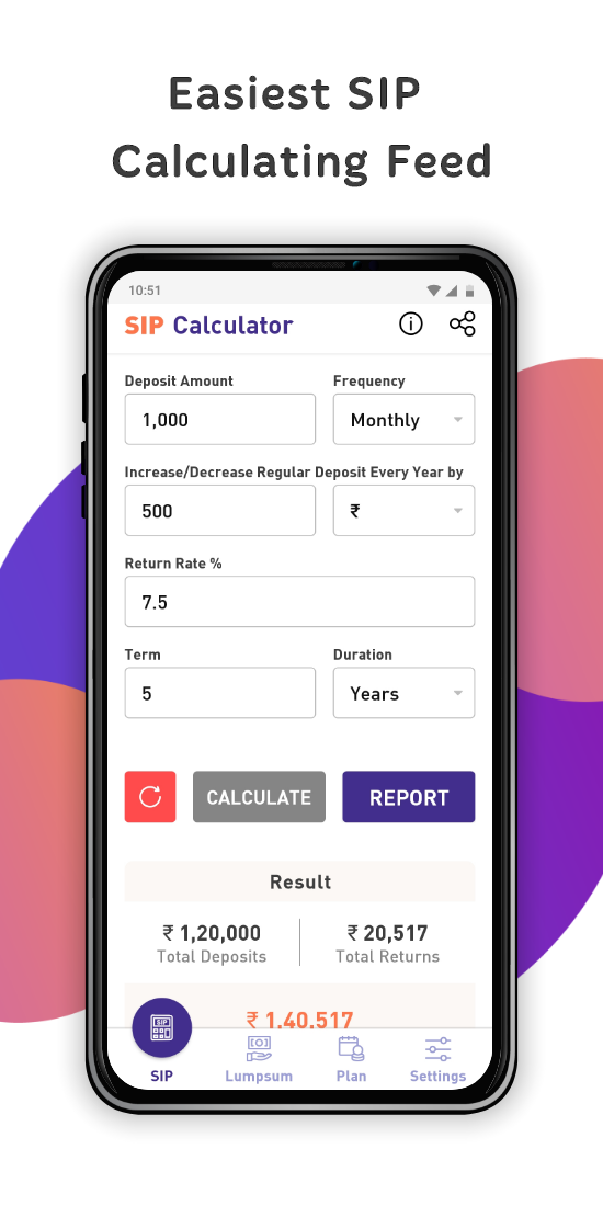 SIP Calculator with SIP Plans
