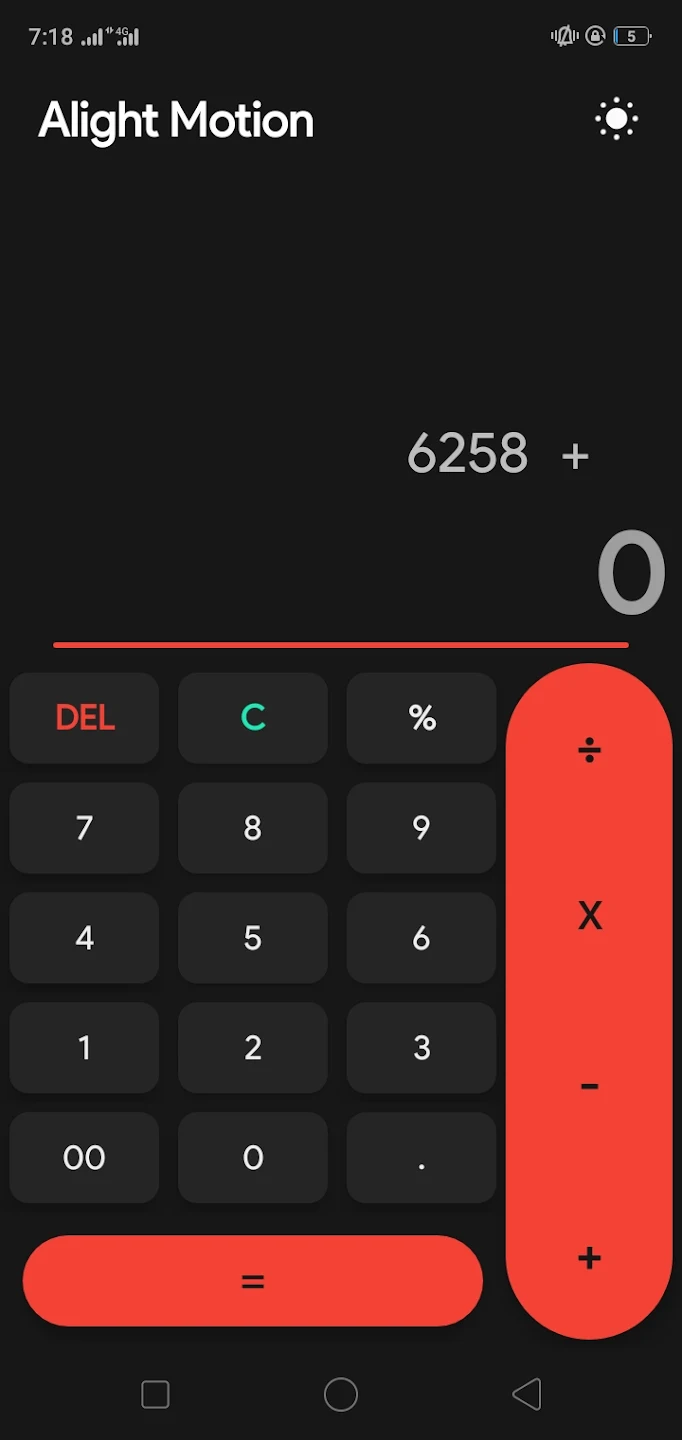 Alight Motion Calculator