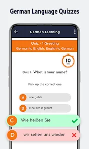 Learn German language offline