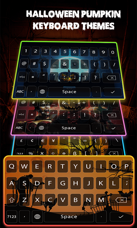 Dark Halloween Keyboard Themes