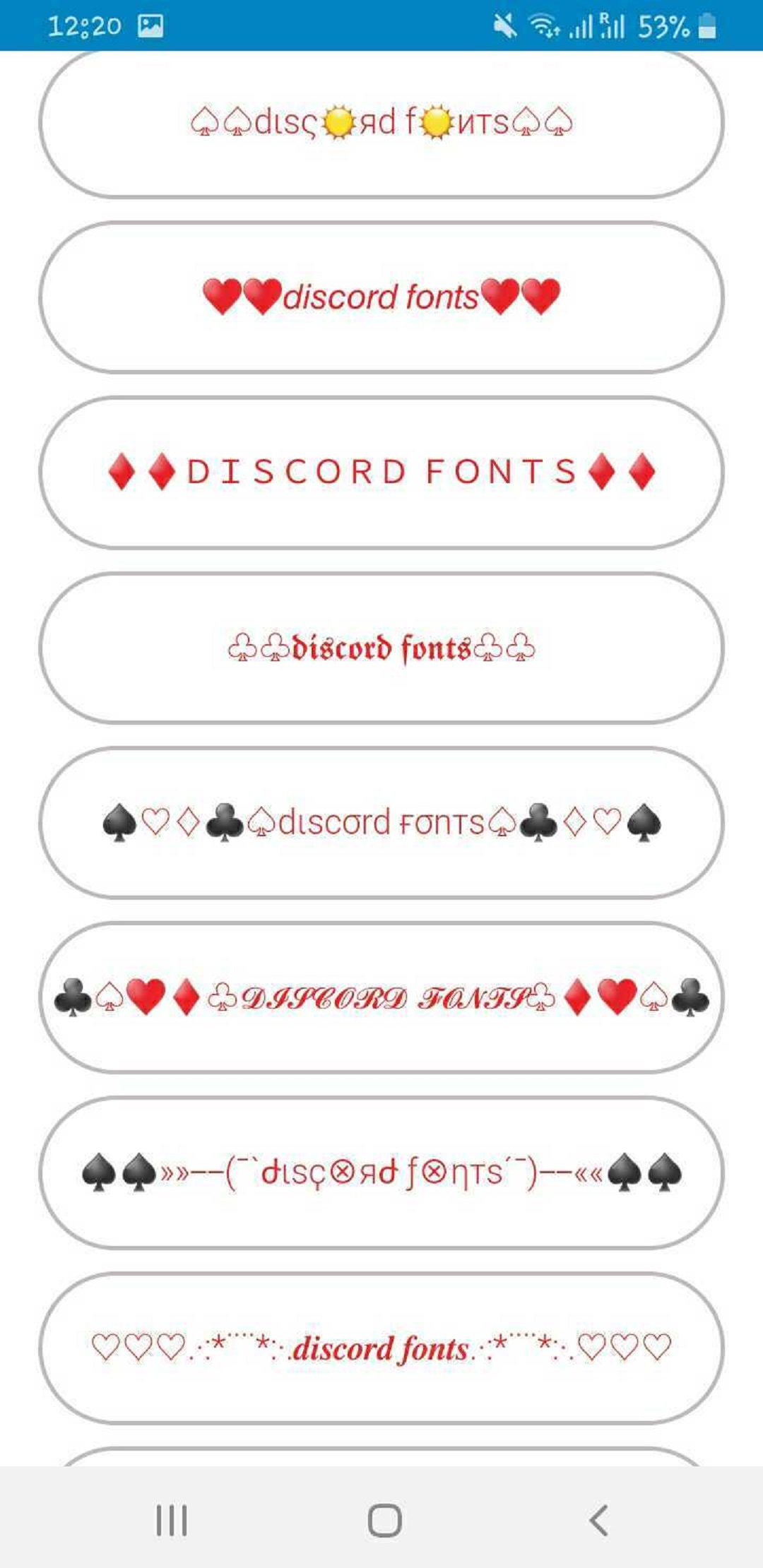 Fonts for Discord