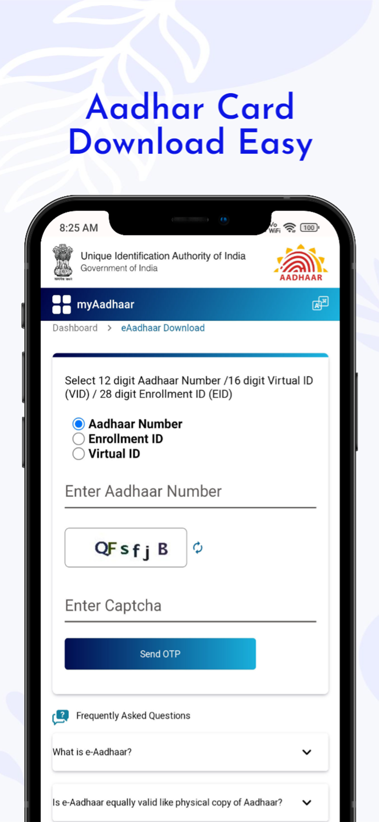 Aadhar Card Check Status Guide