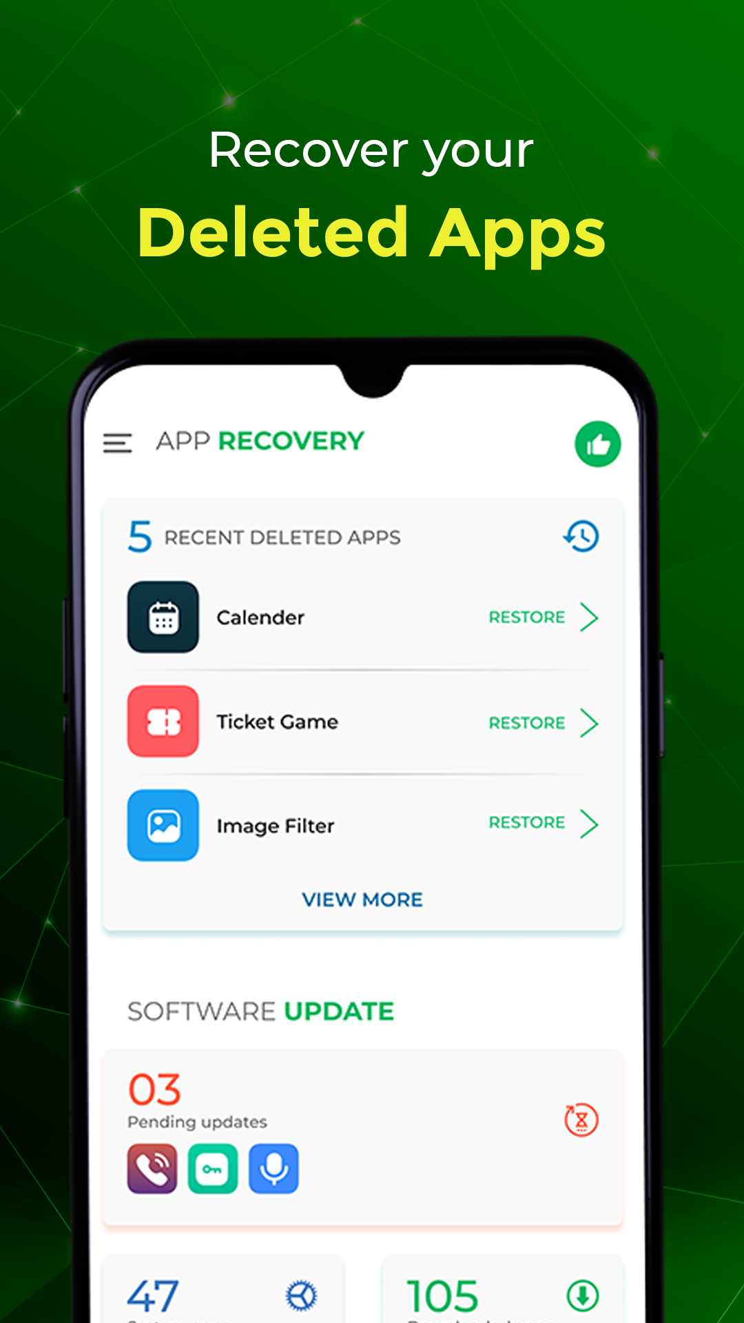 App Recovery: Backup & Restore