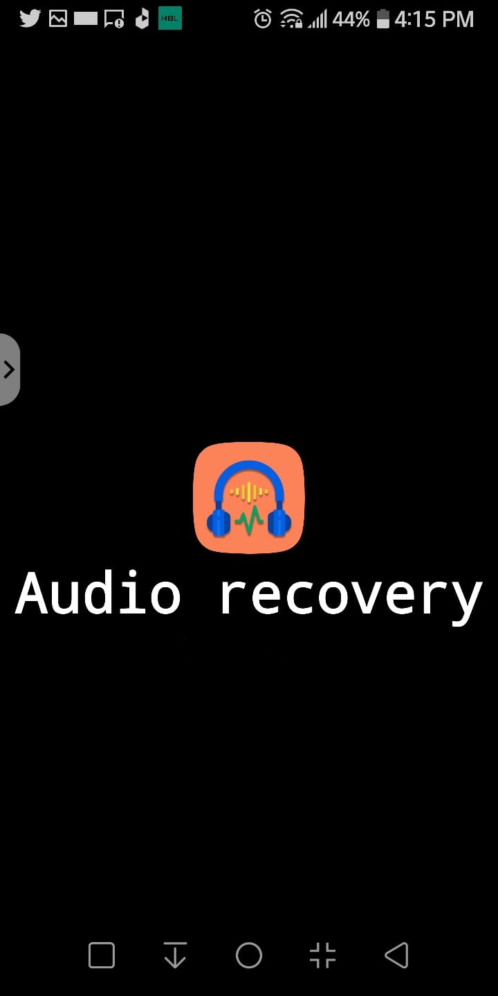 Recover Audio Recording