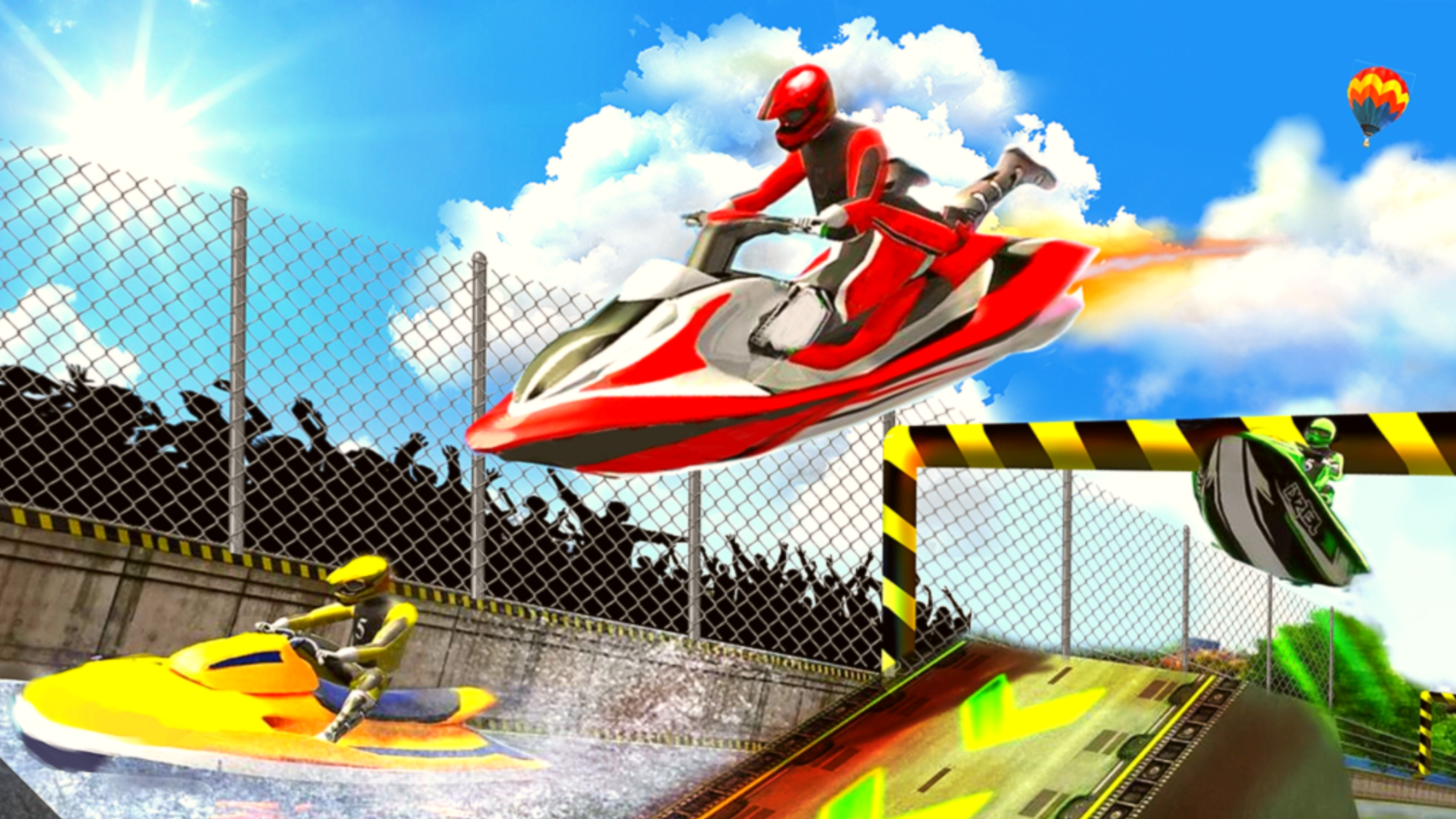 Speed Boat Racing-Jet Ski Race