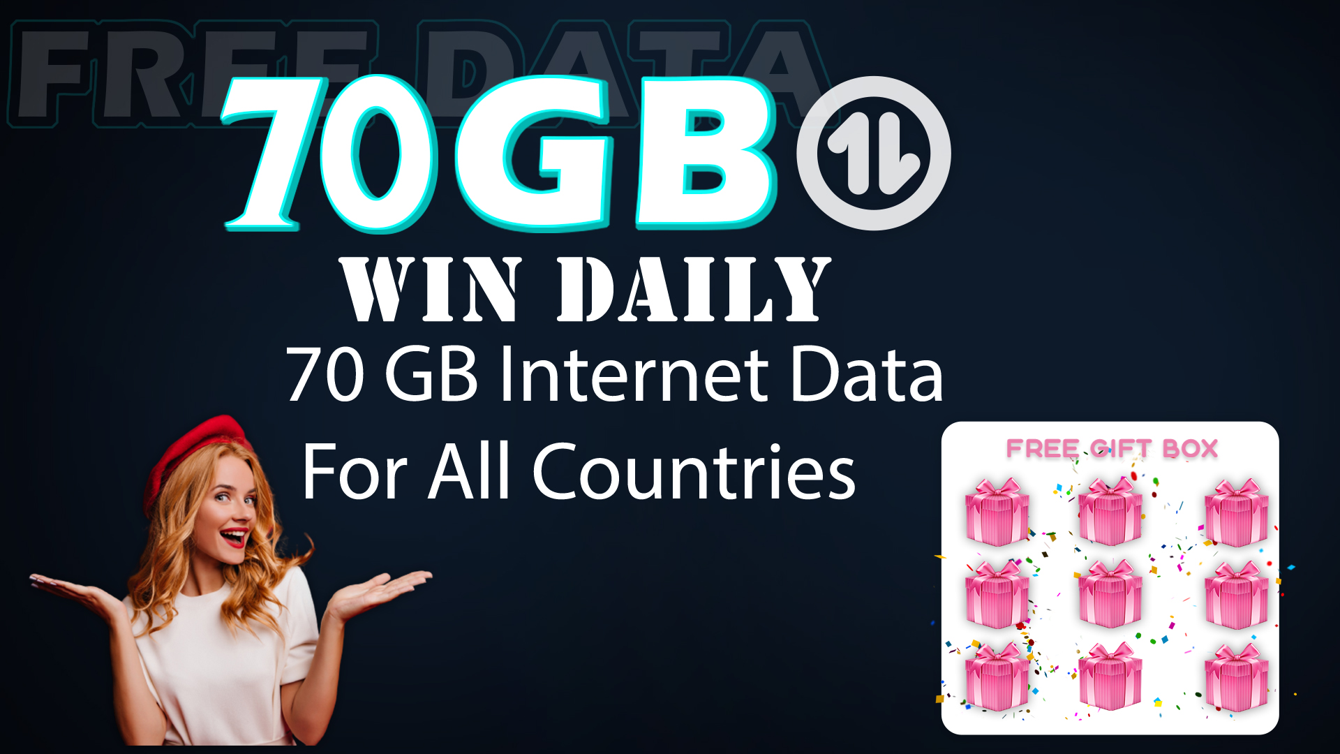 70 GB Daily Internet Data App