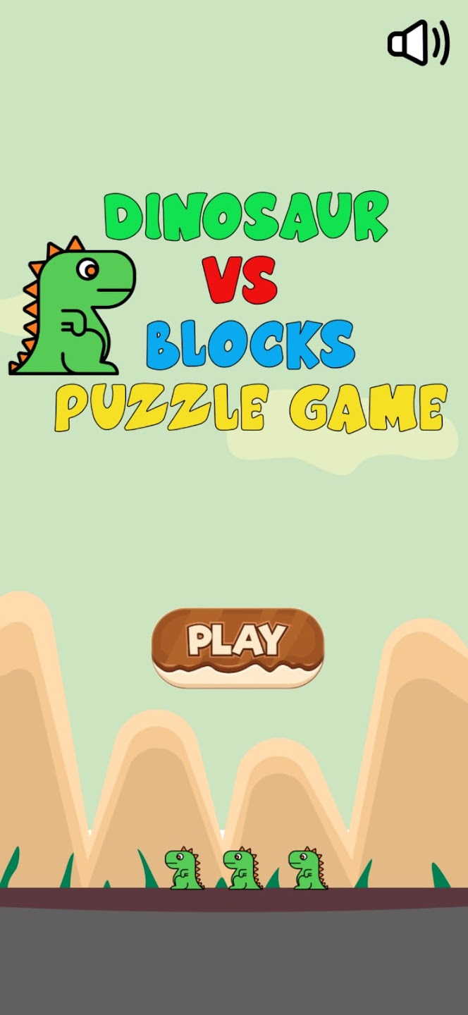 Dinosaur VS Block puzzle game