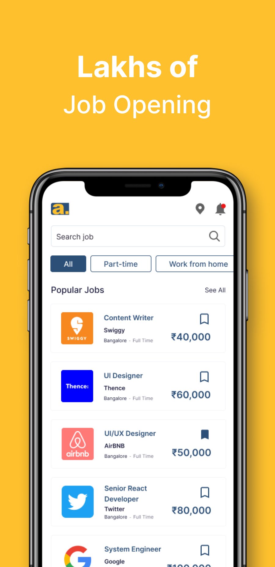 Apoint Job Search App