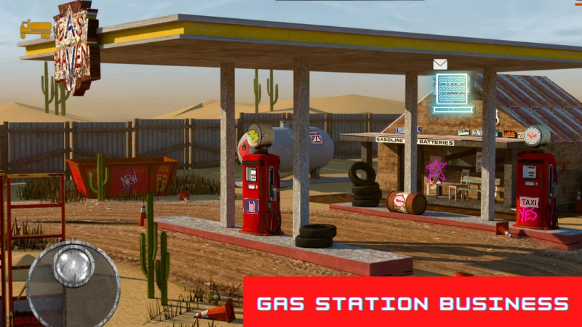 Gas Station Junkyard Car Wash
