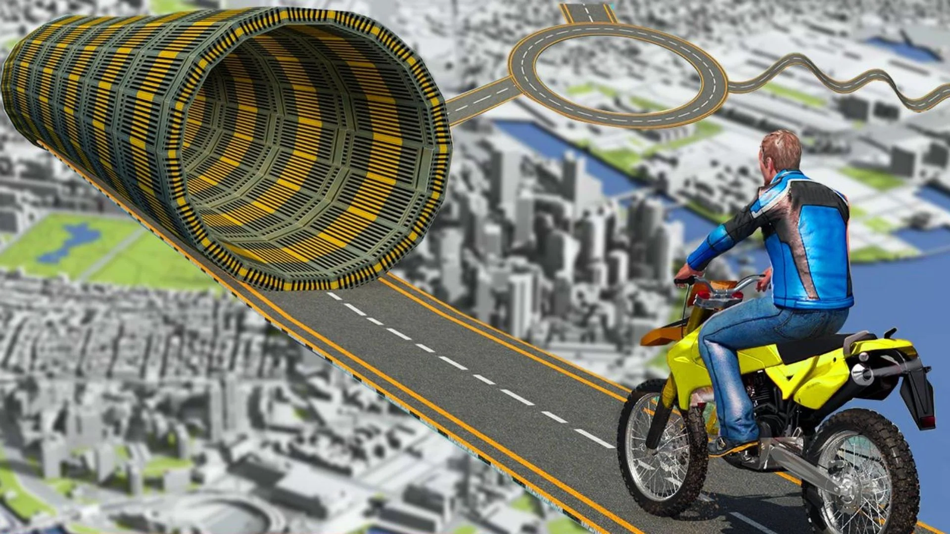 Stunt Bike Rider 3D Bike Race