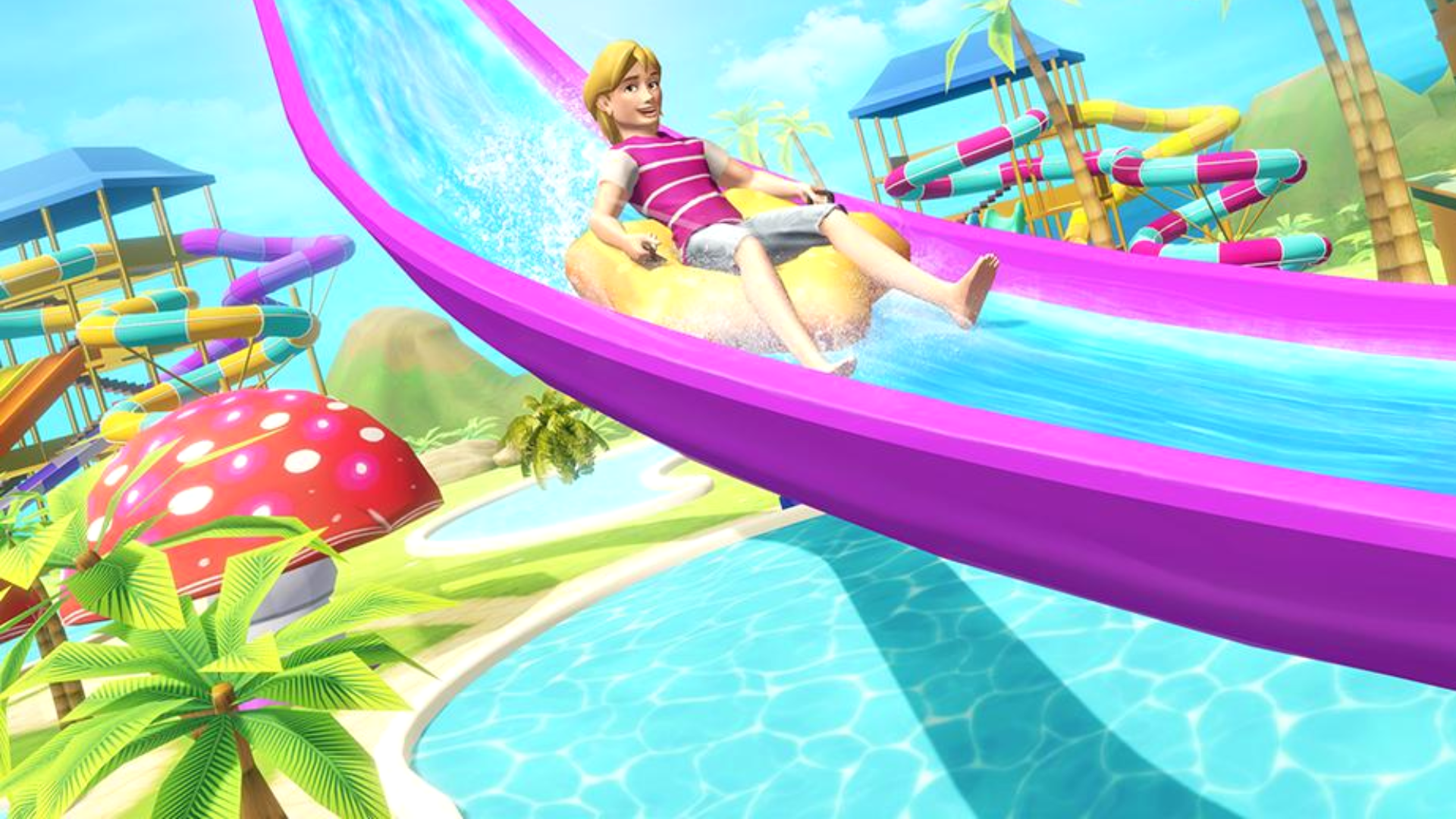 Jogo Waterpark Slide Race no Jogos 360