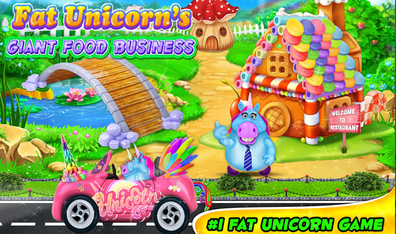 Mr. Fat Unicorn Cooking Game