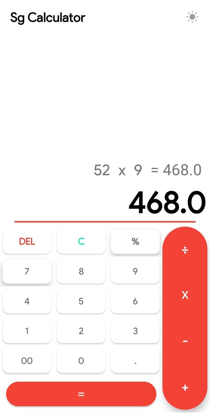Sg Calculator