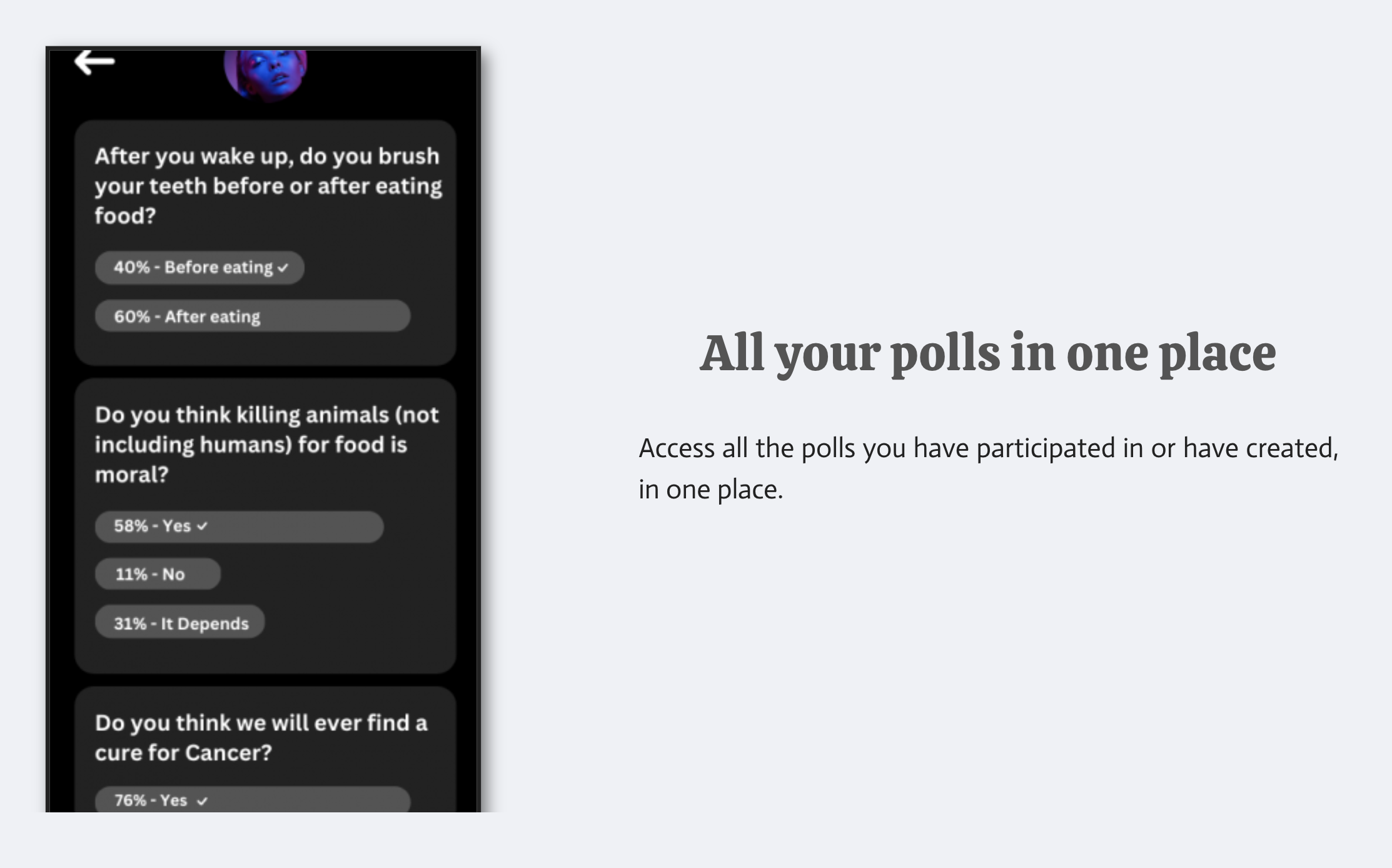 Zensus Video Polling App