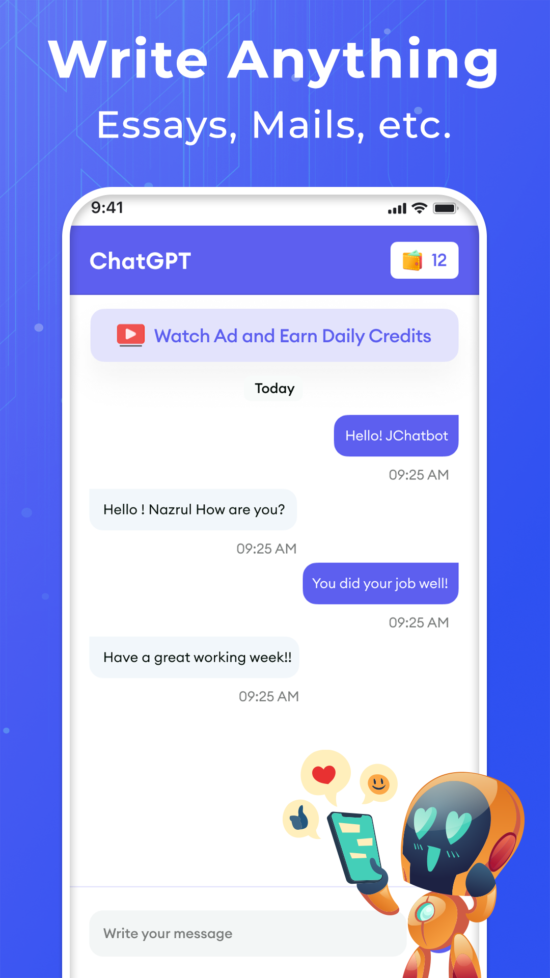 AI Smart Chat Bot & Assistant