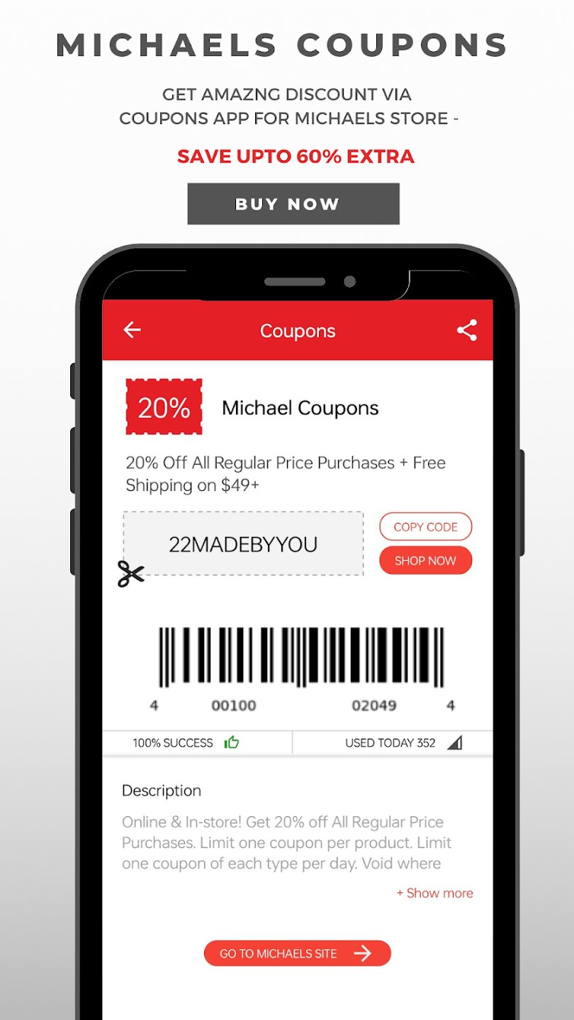 Coupons for Michaels Store