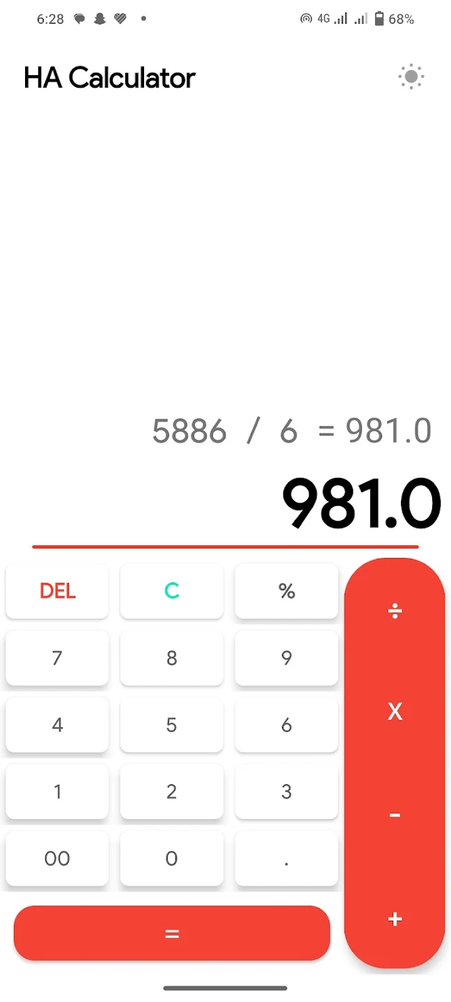 HA Calculator