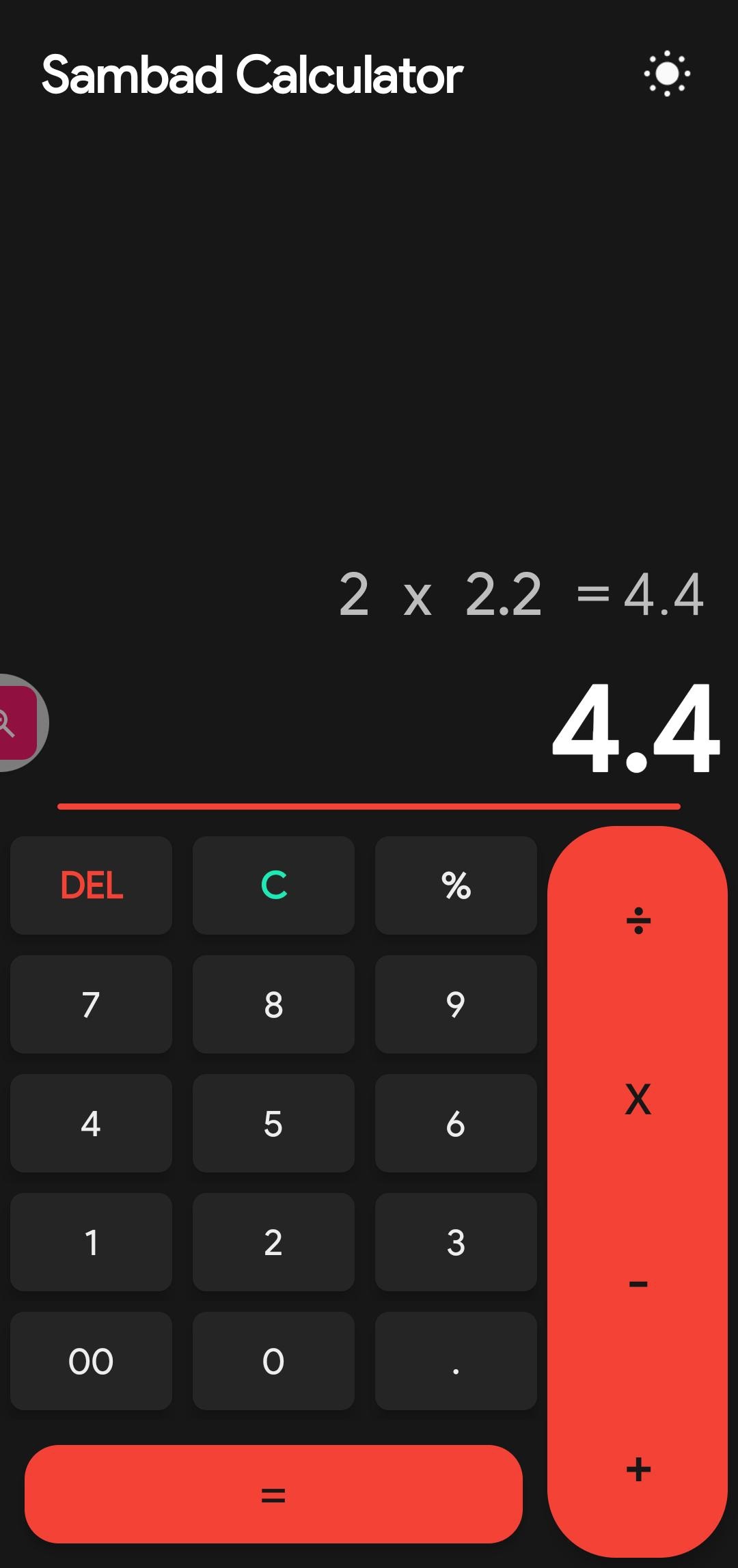 Sambad Calculator