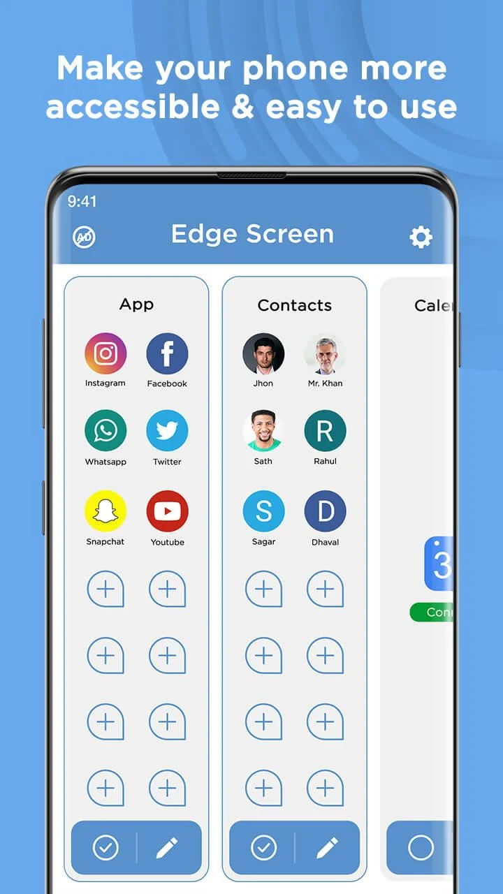 Smart Sidebar - Edge Screen