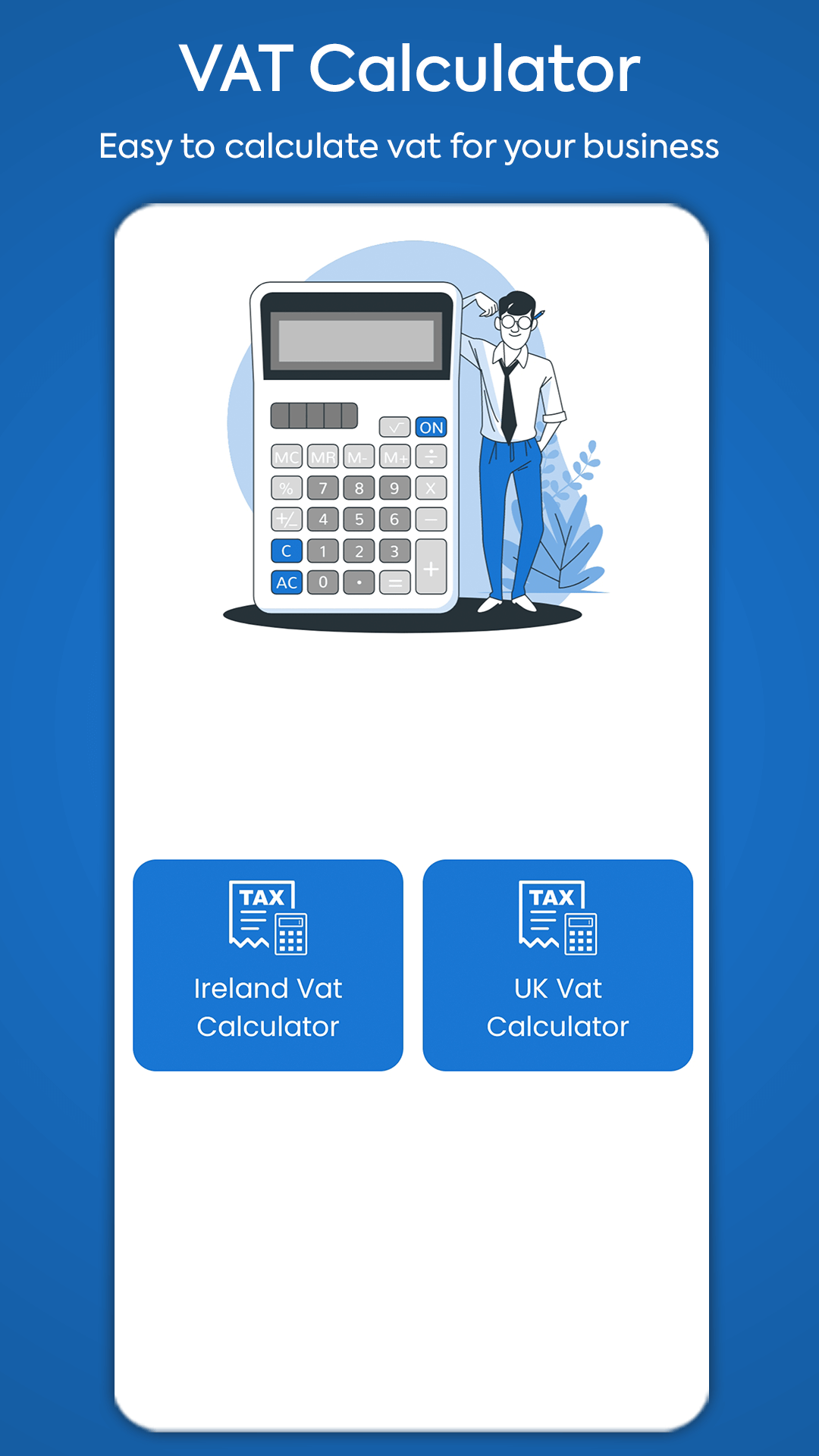 UK, Ireland VAT Calculator