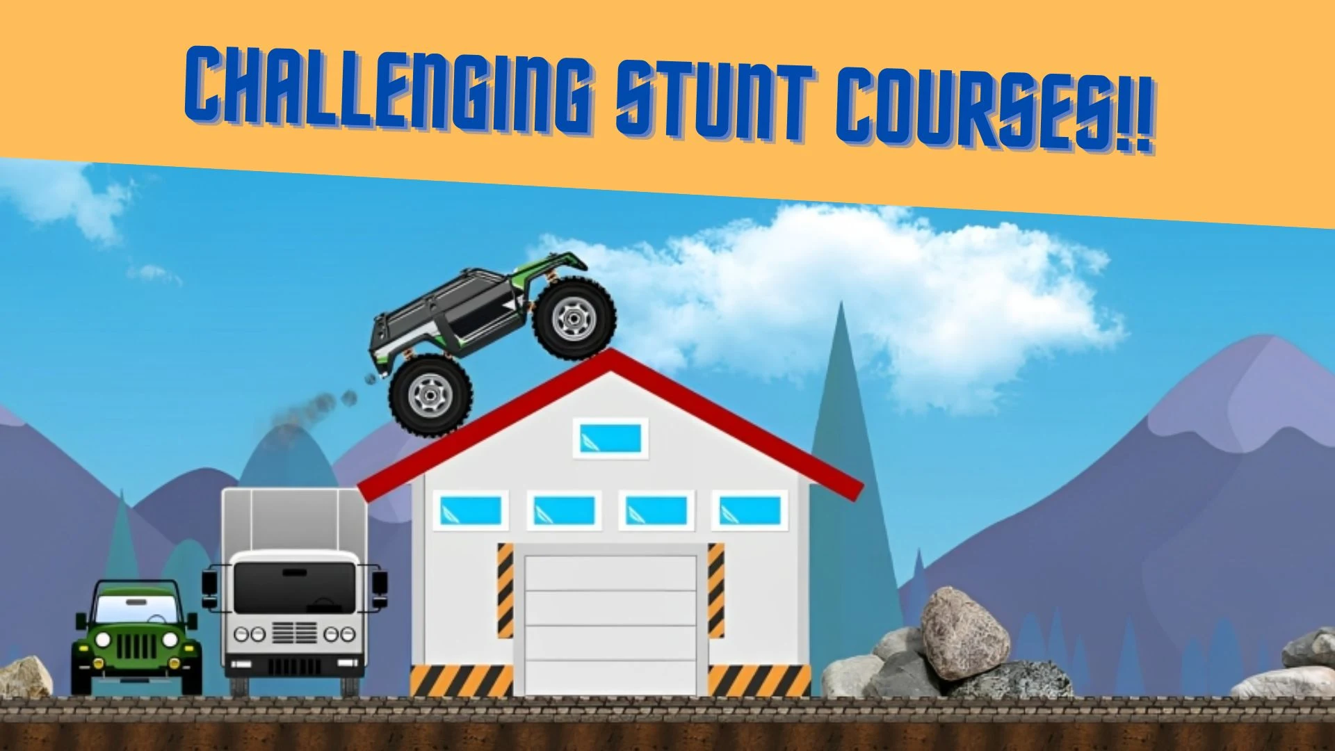 4x4 Monster Truck Stunt Race