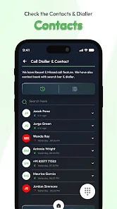Touchless Dialer: call logs