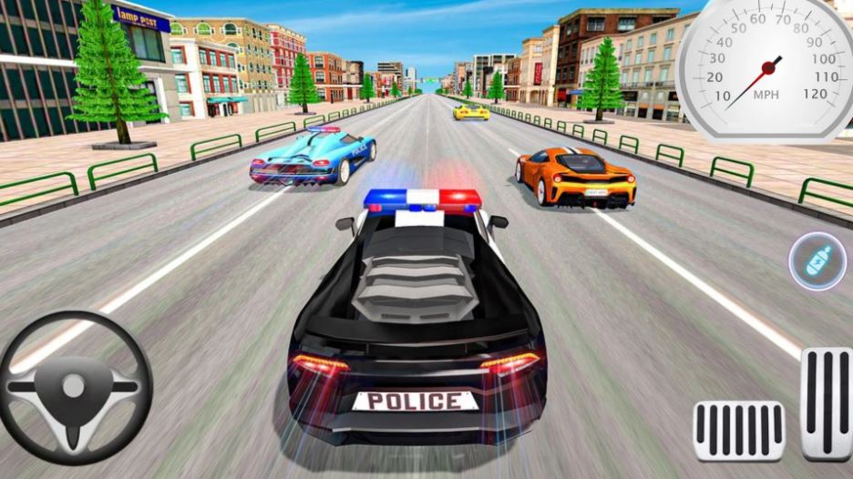 Highway Police Mafia Car Chase