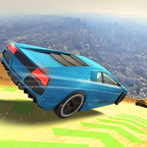 Mega Car Stunt Ramp Racer
