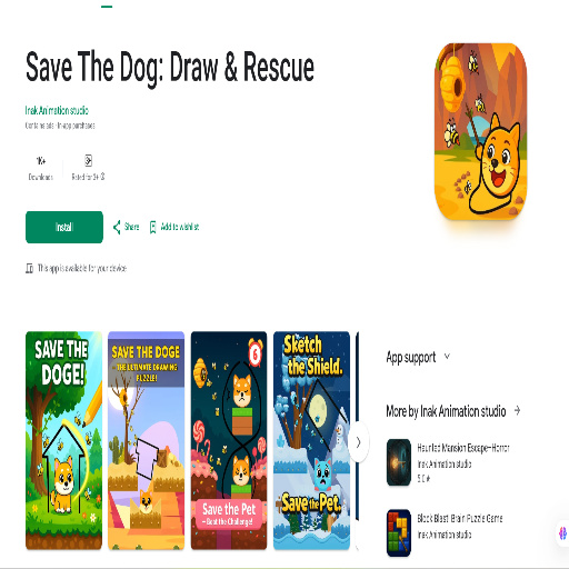 Save The Dog: Draw & Rescue